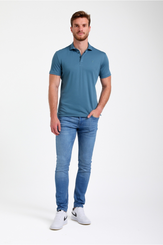 PREMIUM POLO VAN JERSEY KWALITEIT 235531 0003 Petrol